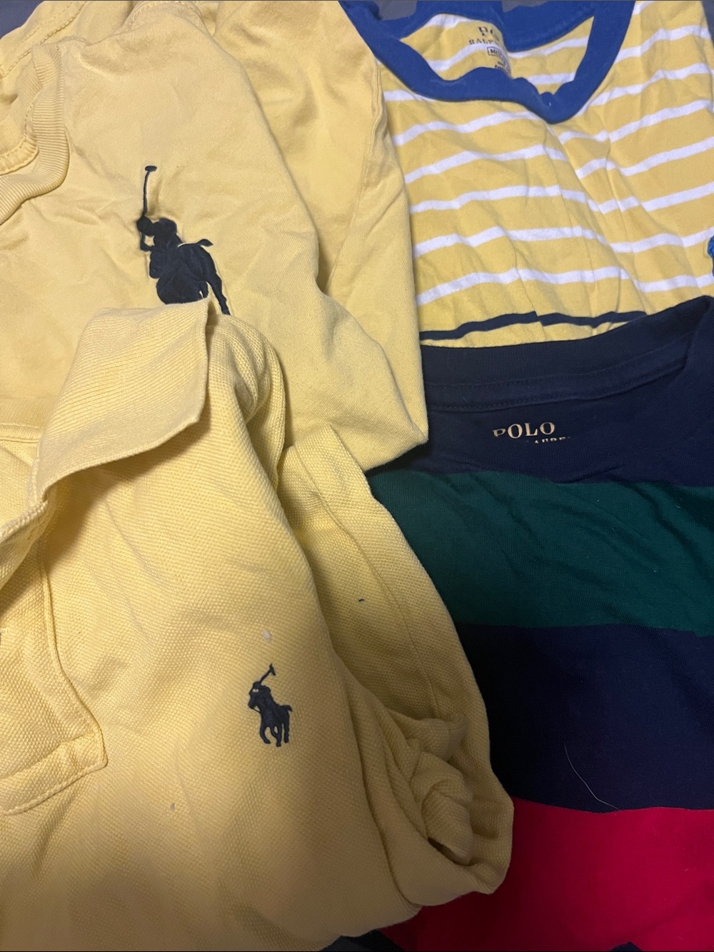 4 boys Polo Ralph Lauren shirts size 10